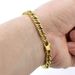 Bracelet Stainless Steel Yellow Tone Chain Classics Lobster Buckle-5mm Width for Woman_ipsvogv.com