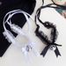 Lace Large Maid Adjustable Bowknot Bell Necklace Sexy Soft Girl Neck Leg Chain Accessories Choker_ipsvogv.com