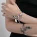 High Grade Snake Shaped Bracelet Unisex Men And Women Obsidian Hip Hop Retro Cuban Bracelet Couple Accessories Trendy And Cool_ipsvogv.com