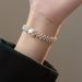 S Pure French Lace Grid Silver Bead Necklace For Women Fashion Niche Design Multi-layer Stacked Pearl Choker_ipsvogv.com