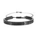Geometric Creative Love Flat Beads Round Beads Black Gallstone Hand Woven Bracelet Personality Adjustable Bracelet Female_ipsvogv.com