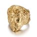 Hot Selling Stainless Steel Polished Gold Plated YS Portrait Men's Ring_ipsvogv.com