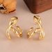 Ins Style Irregular Earrings Metal Style Simple Personality Twisted Line Earrings High Grade Retro Earrings_ipsvogv.com