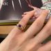 The Same Blue Zircon Is A Female Niche, Unique, Personalized, And High-end Ring_ipsvogv.com