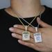 Men And Women's Jewelry Hip Hop Cash Money Pendant With Drip Design Stainless Steel Chain Statement Necklace For Trendy Outfits_ipsvogv.com