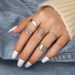 Spring Geometric Cross Wide Edition Smooth 5-piece Set Of Index Finger Ring Bracelet_ipsvogv.com
