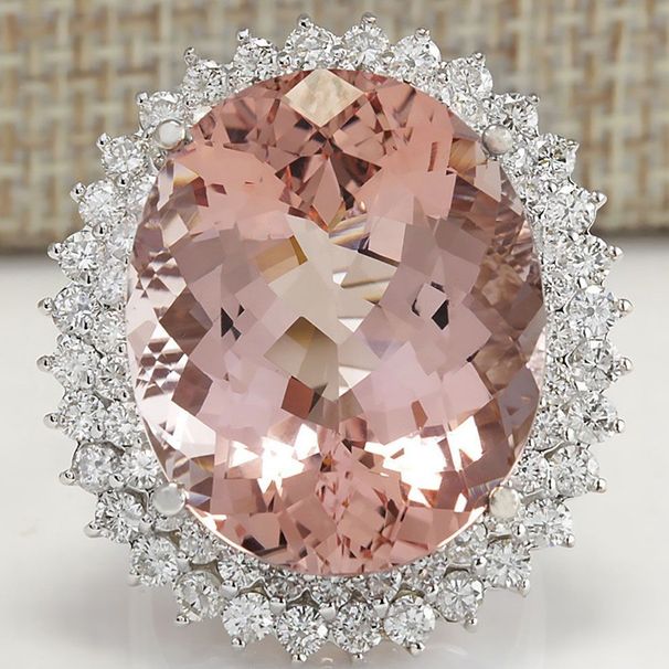 Exquisite New Oversized Oval For Women, Luxurious Copper Silver Plated Micro Inlaid Zircon Ring_ipsvogv.com