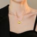 Body 【 Full Titanium Steel 】 Double Sided Fuxi Extremely Simple Wind Furnace Genuine Gold Necklace For Female Ins Mesh 【 】_ipsvogv.com