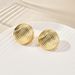 Ins Niche Design Heavy Metal Korean Fashion Gold Series Light Luxury Versatile Earrings_ipsvogv.com