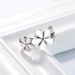 Korean Version S Pure Thai Silver Open-end Ring, Women's Vintage Creative Flower Ring_ipsvogv.com