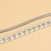 Jewelry Punk Metal Texture Snake Bone Chain Set Necklace Hip Hop Thick Chain Hollow Necklace For Women_ipsvogv.com