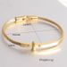 Men'S Simple All-Lap Titanium Steel Cable Fashion Design Bolt Bracelet_ipsvogv.com