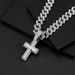 Cross Hip-hop Jewelry Alloy Hip Hop Full Diamond Pendant Cuban Necklace_ipsvogv.com