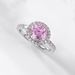 S925 Silver Millennium Rose Cut 3A Zirconium Ring Surrounded By White Zirconium Finger Ring Light Luxury Fashion Simple_ipsvogv.com