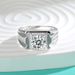3 Carat Moissanite Men's Ring Silver Diamond Ring Men's Marriage Proposal Wedding Diamond Ring Flash Diamond_ipsvogv.com
