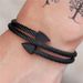 Fashion Exo Titanium Steel Bracelet Men Trendy Triangle Multi Layer Hand Jewelry Open Couple Bracelet_ipsvogv.com