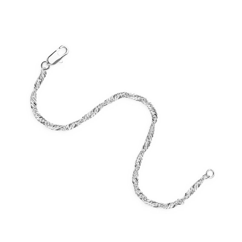 Women's Jewelry Curved Twisted Bracelet Light Luxury High End Design Sense Fashionable Versatile Water Wave Chain Simple Hand Jewelry_ipsvogv.com