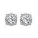 S Silver Mosang Stone Hairui Square Bag Earrings, New Light Luxury and High end Earrings_ipsvogv.com