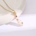 2023 New China-Chic High rise Bamboo Necklace ins Tide Luxury Small crowd Titanium steel chalcedony clavicle neck_ipsvogv.com