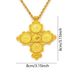 Ethiopian Cross Head Pendant Gold Eritrean Traditional Wedding_ipsvogv.com