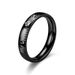 Temperament Versatile Titanium Steel Couple Pair Crown Herking His Queen Zircon Ring_ipsvogv.com
