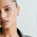 C-Shaped Hoop Earrings Minimalist Plated Studs Hypoallergenic Lightweight Gift Box Included_ipsvogv.com