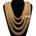 Cuban Crypto Chain Hip Hop Titanium Dragon Head Buckle Stainless Steel Men's Gold Necklace_ipsvogv.com