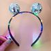 New Hot Selling Disco Mirror Ball Headband Disco Ball Silver LED Luminous Headband Disco Luminous Headband_ipsvogv.com