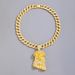 Hot Selling Hip Hop Necklace Men's Head Alloy Inlaid Rhinestone Pendant Jewelry_ipsvogv.com