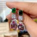 Cao Shifeng Emerald Contrast Earrings with Sense, Celebrity Earrings, Fashion Dinner Paired with Earrings_ipsvogv.com
