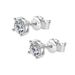 50 Cent Moissanite Pure Silver Ear Nail 1 Carat Four Claw Single Diamond Pair for Men and Women D Color_ipsvogv.com