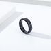 Hand hammered irregular pattern titanium steel ring, neutral and cold style, niche hand jewelry for men and women_ipsvogv.com