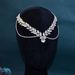 Bridal Headdress Handmade Elegant Bridal Headpiece With Rhinestones, Handcrafted Floral Hairband For Weddings And Special Occasions Dress Headband_ipsvogv.com