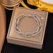 Thick Chain Double Layer Bracelet Women's Titanium Steel Gold Electroplated Anti Fading Fashionable Handicraft_ipsvogv.com