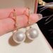 High-End Sense Temperament Zircon Pearl Ear Hooks Light Luxury Commuting Fashion 2023 New Trend Versatile Earrings For_ipsvogv.com