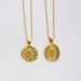 Women's Jewelry Niche Design Round Lion Necklace Gold Plated Ins Cold Style Necklace Temperament Clavicle Chain_ipsvogv.com