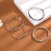 Hot Selling Bracelets, Fashionable Minimalist Full Diamond Bracelet, Knotted And Wrapped Bracelet Set Of 4 Pieces_ipsvogv.com