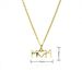 Mother's Day Mama Letter Gift Clavicle Chain Zircon Pendant Necklace Copper Plated Real Gold_ipsvogv.com