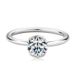 Hot selling fashion simple single Mosonite s sterling silver gold-plated high-end feeling diamond ring_ipsvogv.com