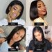 hot selling Bob for Women Human Short Pre Plucked Bone Straight Side Part Wigs Brazilian Remy Hair BOB Lace Wig_ipsvogv.com