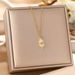 Internet Celebrity Live Streaming New Small Titanium Steel Necklace For Women With A Sense Of Luxury, Simple And_ipsvogv.com