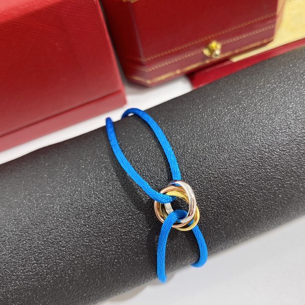 High Version Seamless Closed Mouth Tricolor Ring With Color Separation, Original Bracelet, New Year Gift For Couples,_ipsvogv.com