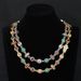 Men's Jewelry Set Hip Hop Colored Gemstone Jewelry Men's Necklace Light Luxury High End Jewelry Zircon Bracelet Accessories_ipsvogv.com