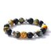 Women's Jewelry Gold Hollow Round Bead Bracelet Stainless Steel Jewelry Fashion Fantasy Tiger Eye Stone Jewelry_ipsvogv.com