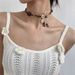 Bohemian Flower Wooden Braided Necklace Female New Chinese Ethnic Style Choker Clavicle Chain Retro Accessories_ipsvogv.com