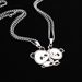Panda, A Cute Couple, Best Friend Necklace Made Of Stainless Steel BFF, Good Friend, Simple And Creative Laser Engraving_ipsvogv.com