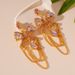 Retro Diamond Bow Water Drop Tassel Silver Needle Earrings Elegant Light Luxury Premium Earrings_ipsvogv.com