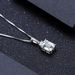Natural Topaz Necklace Pendant Fashion Light Luxury High End S925 Sterling Silver Inlaid Natural Colored Gemstone Necklace_ipsvogv.com