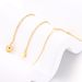 stainless Ear Wire Titanium Steel Women's Side Box Earring Cross Chain DIY Jewelry Accessories_ipsvogv.com