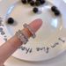 A Niche High-end Zircon Inlaid Ring With Adjustable Female Opening, Trendy Instagram Fashion Ring, Artistic Temperament,_ipsvogv.com